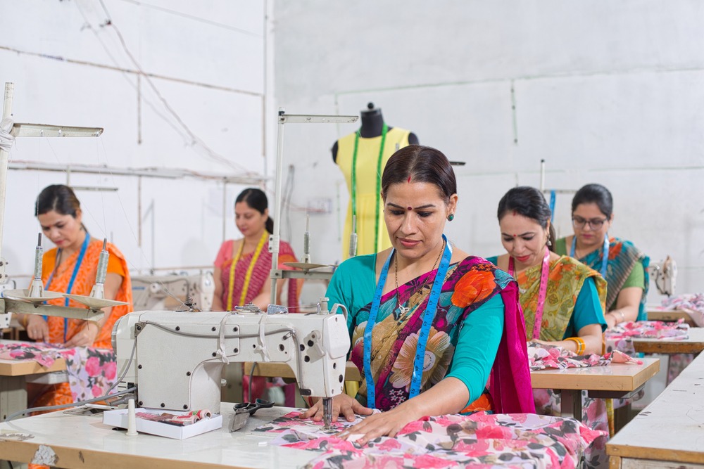 Women Industrial Workers Garment Factory